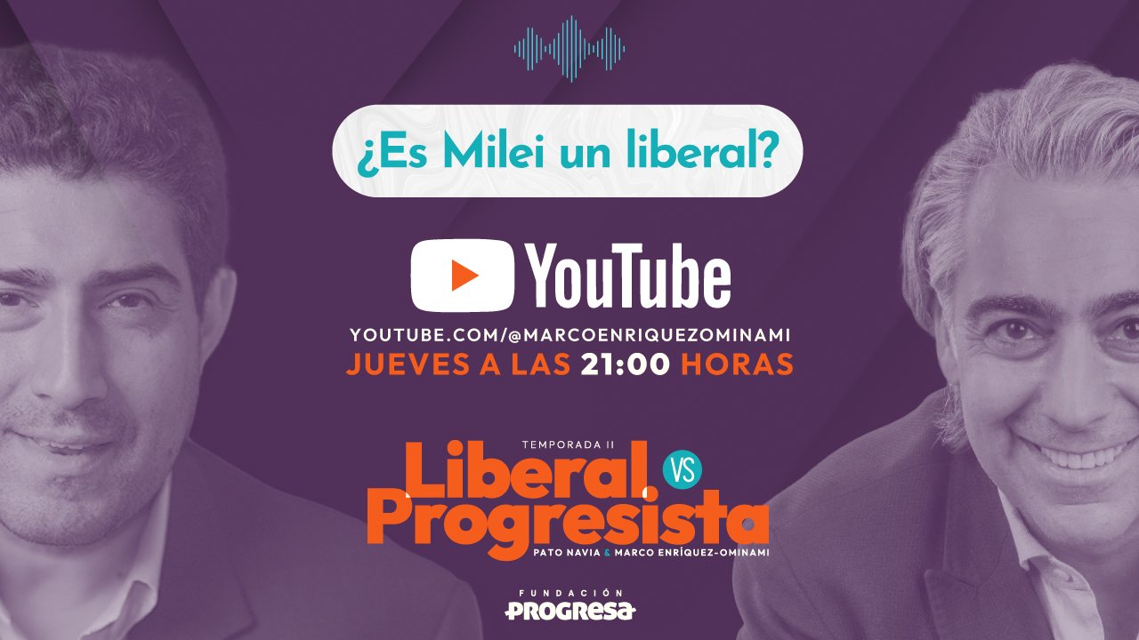 Regresa «Liberal vs Progresista» con debate sobre Javier Milei