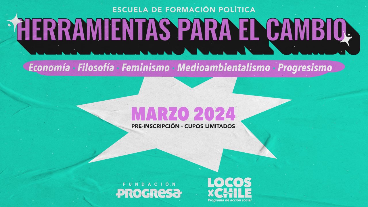 ¡Únete a la Escuela de Formación Política «Herramientas para el cambio»!