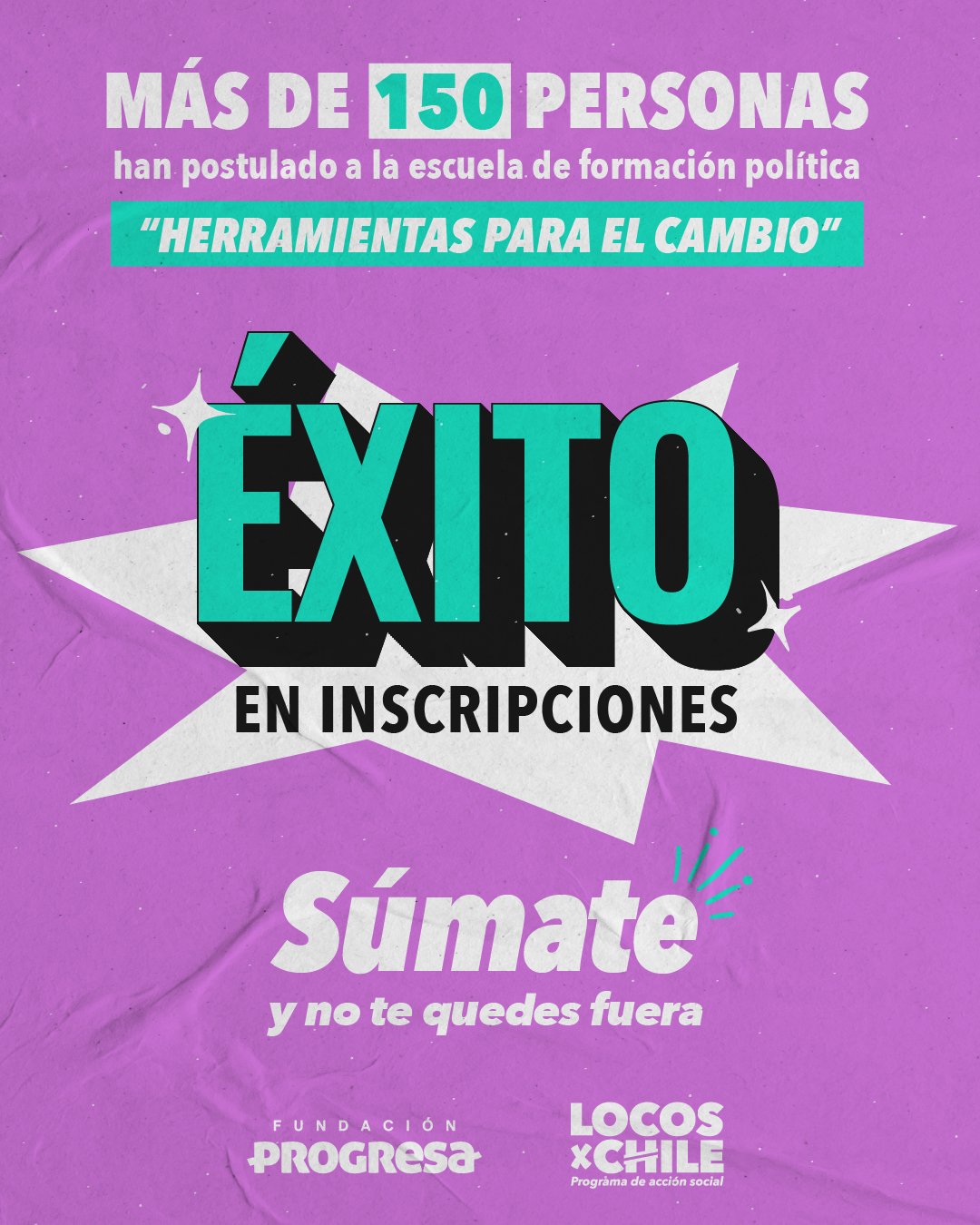 ¡Éxito total! 150 inscritos y contando en escuela «Herramientas para el cambio»